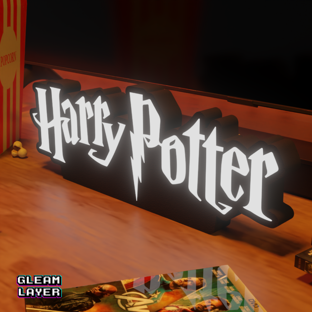 Harry Potter Hogwarts Neon Style Wall Accent for Gamer Setups