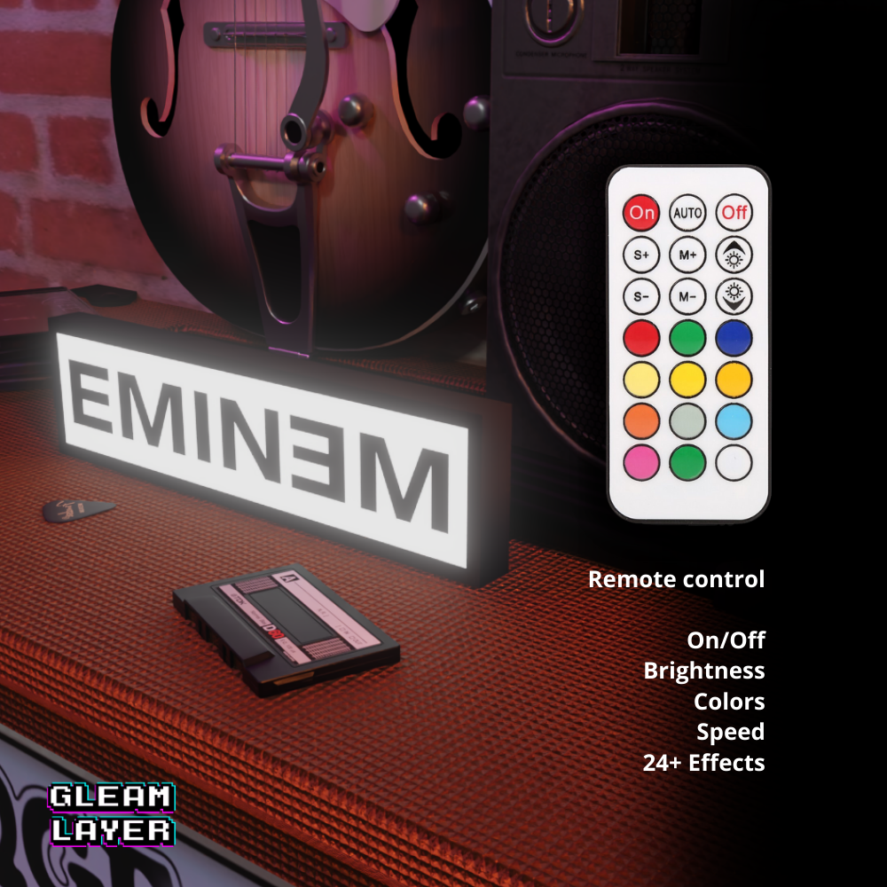 Eminem Iconic Rap Artist LED Accent for Music & Chill Setups
