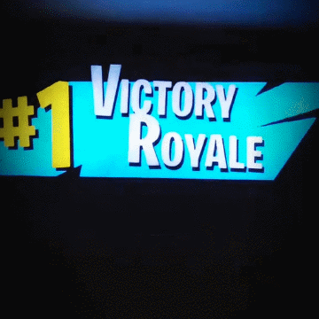 Fortnite #1 Victory Royale Led Gaming Light Sign