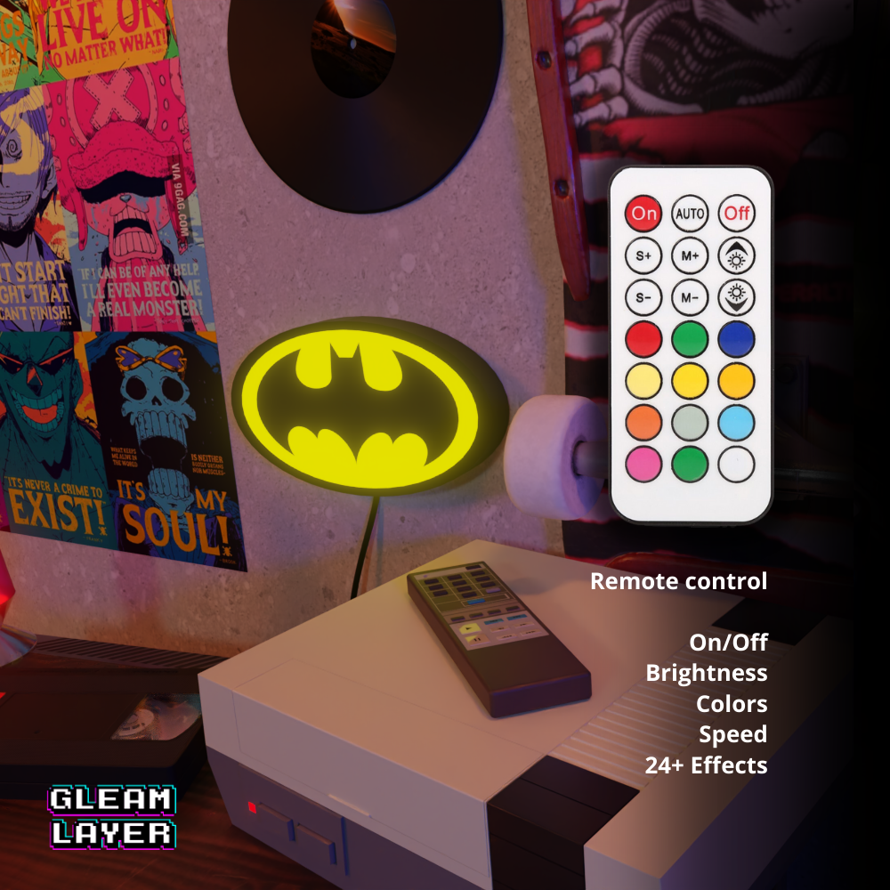 Batman Iconic DC Hero LED Decor for Moody Chill Spaces