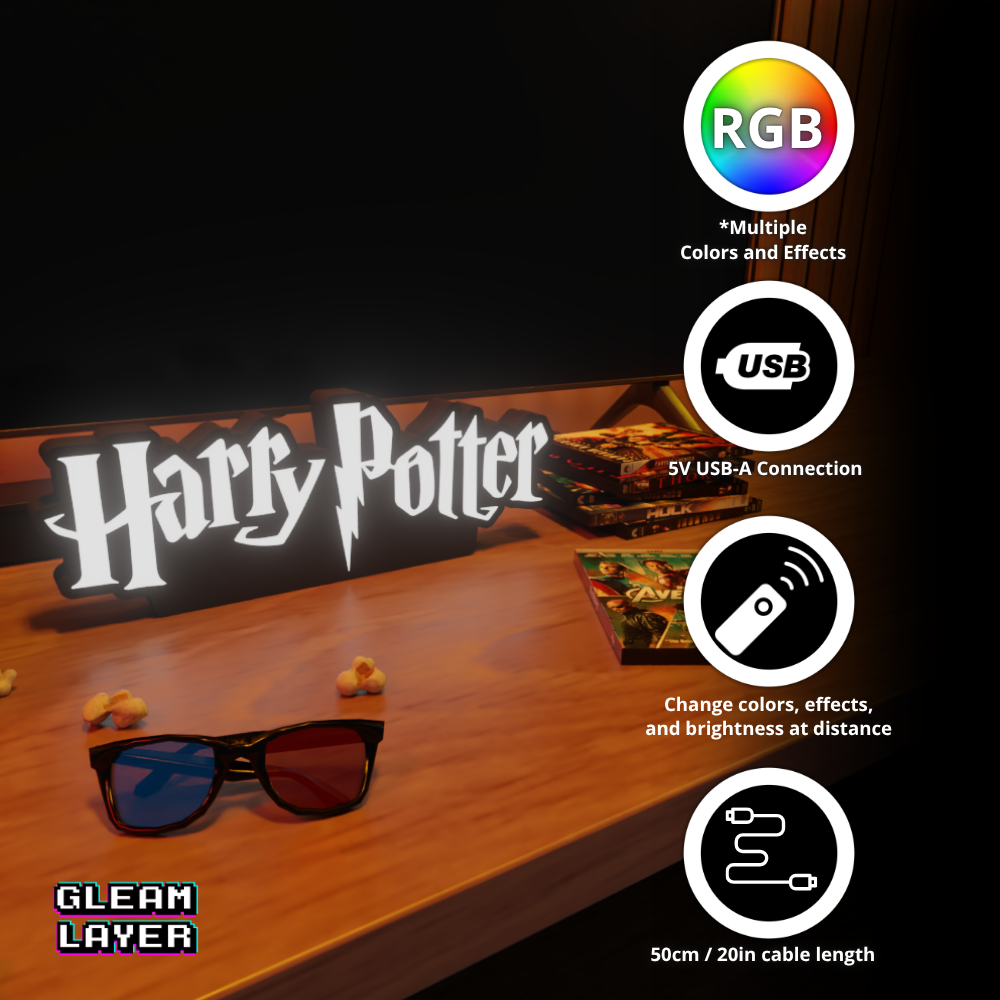 Harry Potter Magic Universe RGB Atmosphere Display for Entertainment Rooms