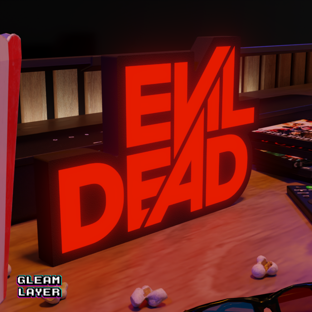Evil Dead LED Lightbox for Collector & Cinema Spaces