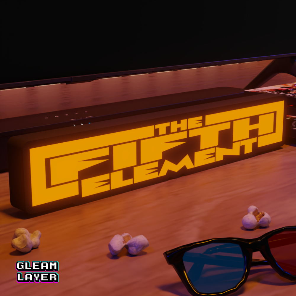 Fifth Element LED Lightbox for Collector & Cinema Spaces