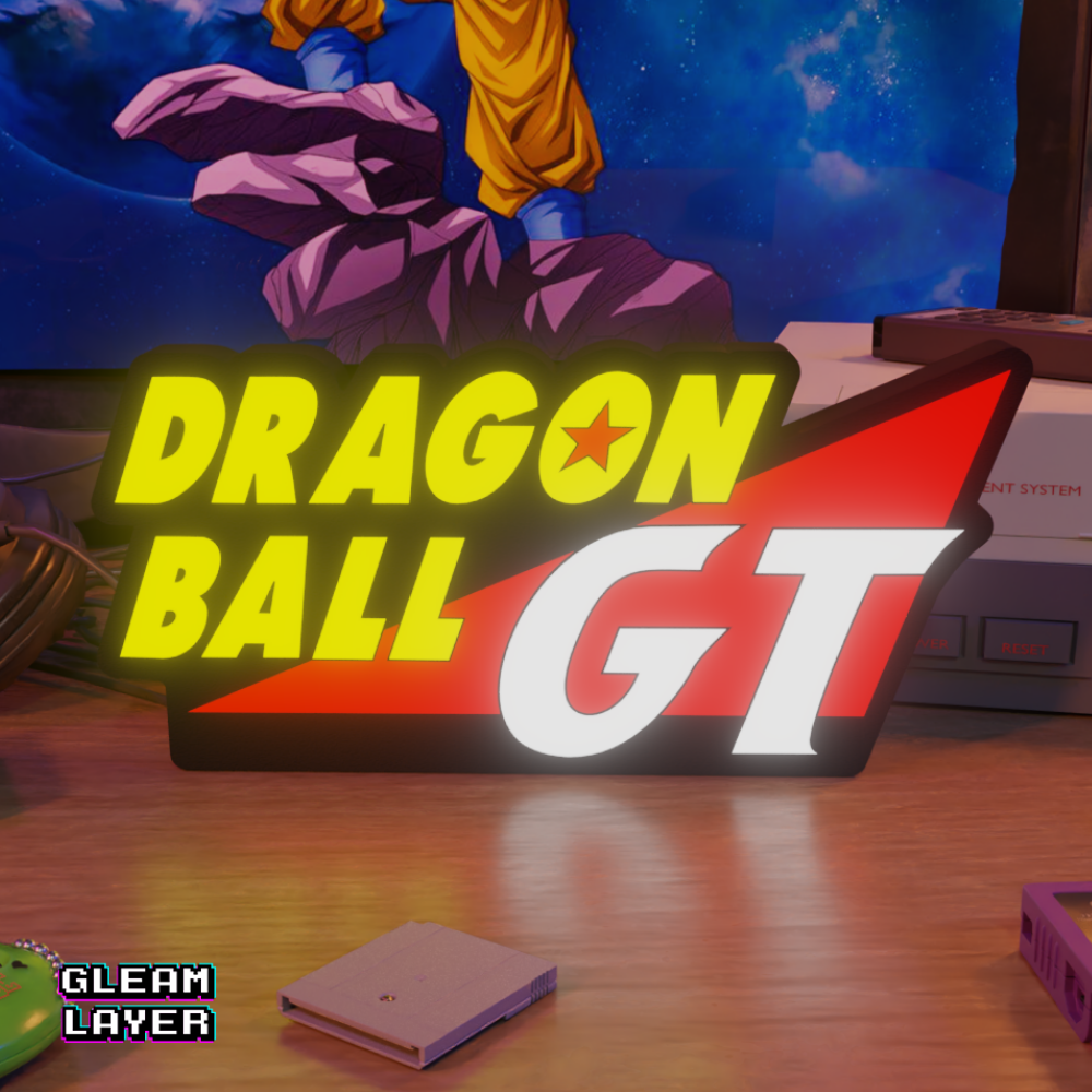 Dragon Ball GT Anime RGB Glow Decor for Retro Anime Fan Rooms