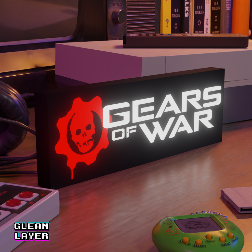 Gears of War LED Lightbox for Collector & Xbox Spaces