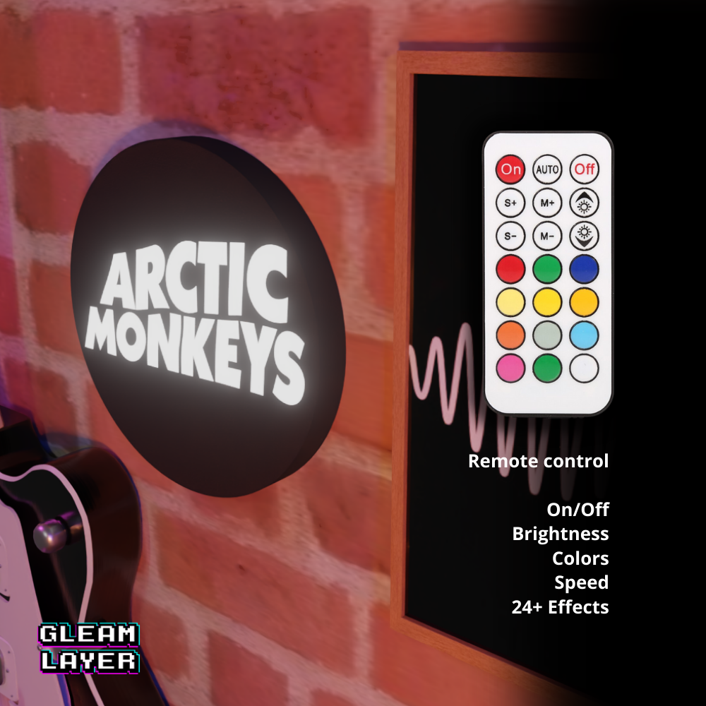 Arctic Monkeys Alternative Rock LED Accent for Music & Chill Setups