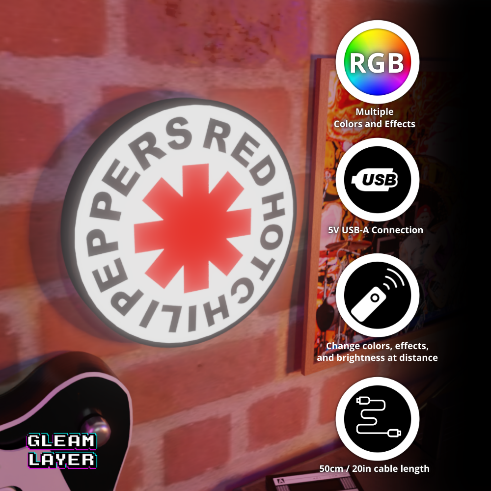 90s Funk Rock RGB Display for Collector & Entertainment Rooms