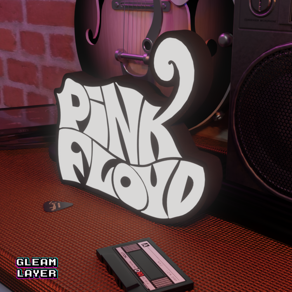 Classic Prog Rock Neon Style Wall Light for Studio Decor
