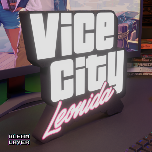 Add a Vice City vibe to your room with this GTA VI Leonida RGB LED Neon Light Sign.