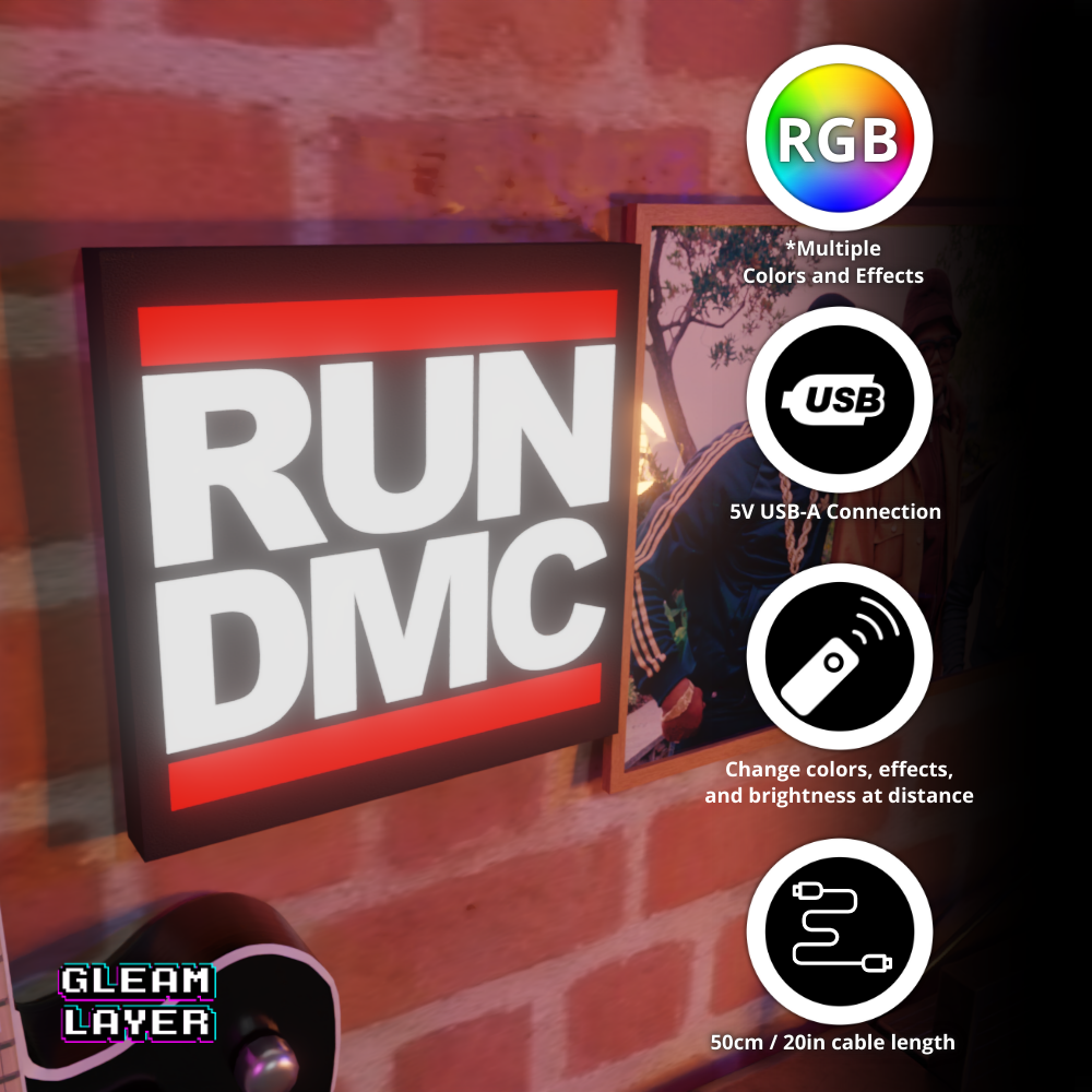 Golden Era Hip Hop RGB Display for Collector Spaces
