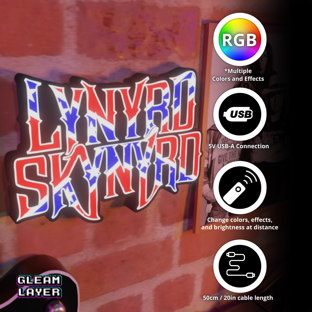 Classic Rock Americana RGB Display for Chill Spaces