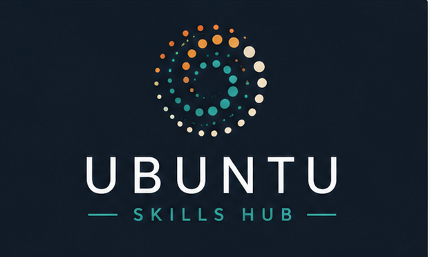 Ubuntu Skills Hub logo with a circular dotted swirl symbol above the text.