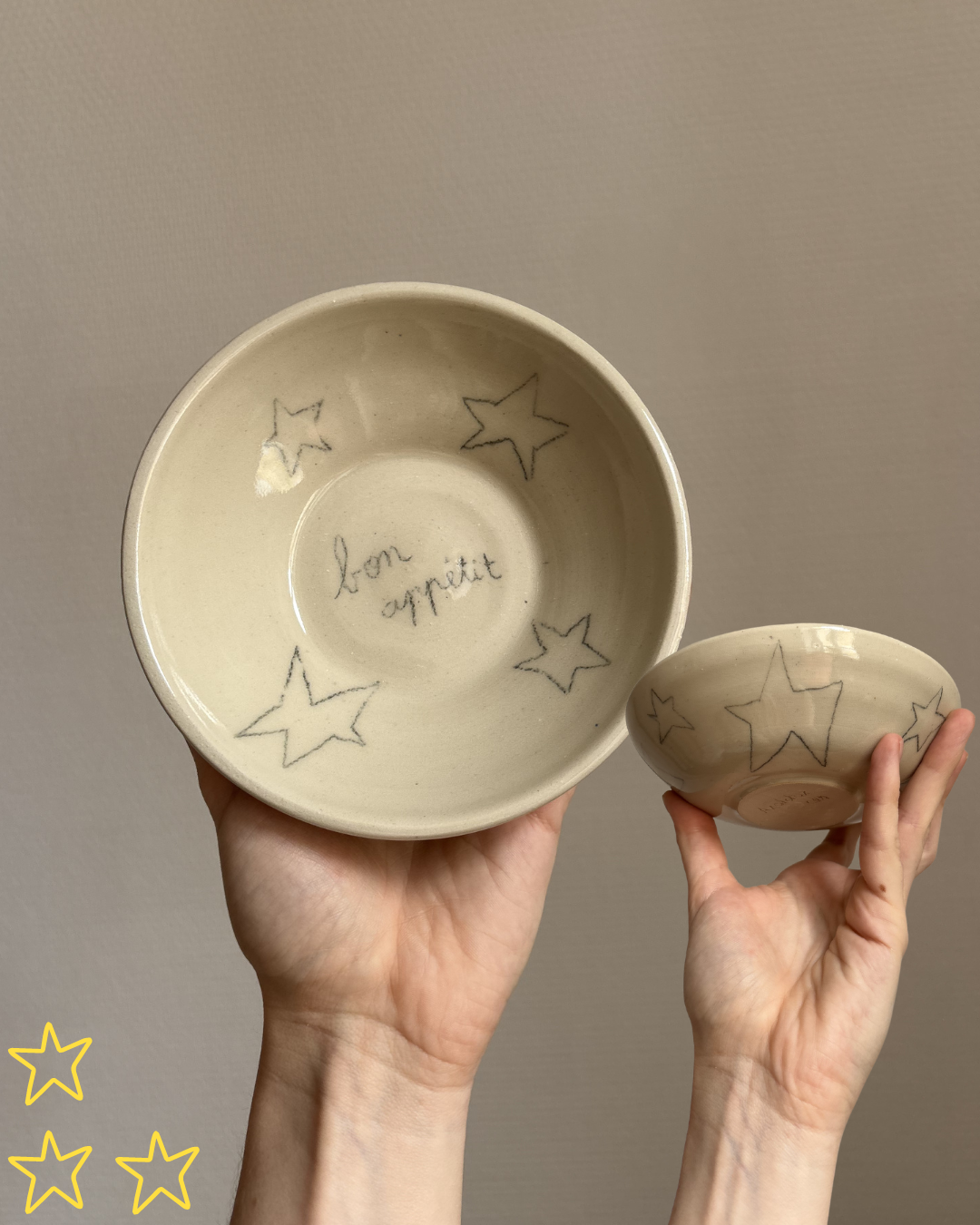 PETITE ASSIETTE ÉTOILE EN CÉRAMIQUE