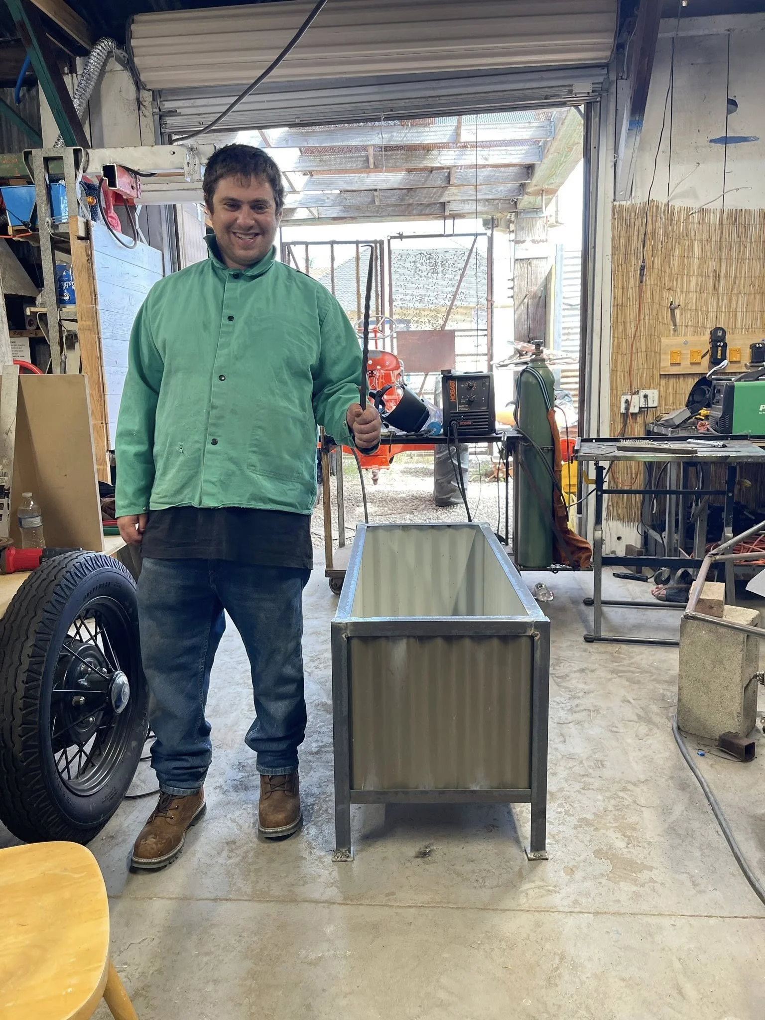 Welded planter box project