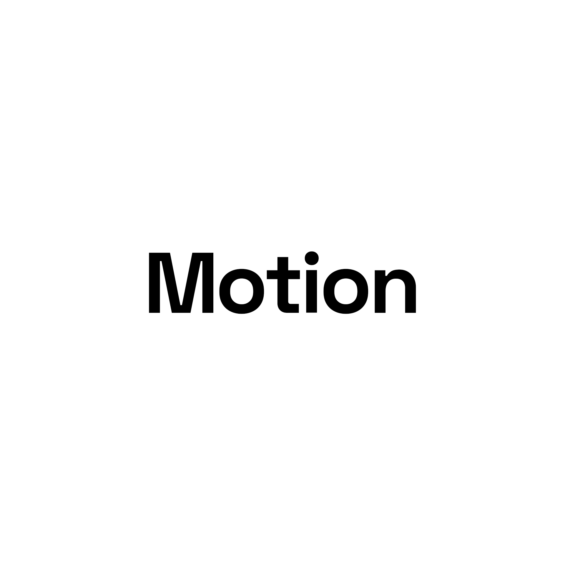 Motion design