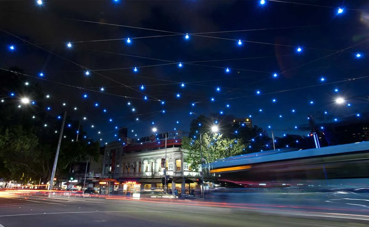 Londsdale Street Lighting Project by High Access Group, Melbourne