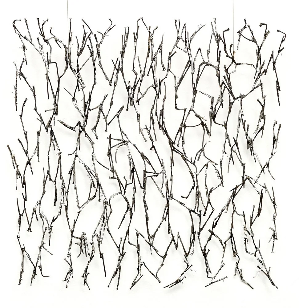 "Verwoben", 2013; 98 x 98 x 8 cm