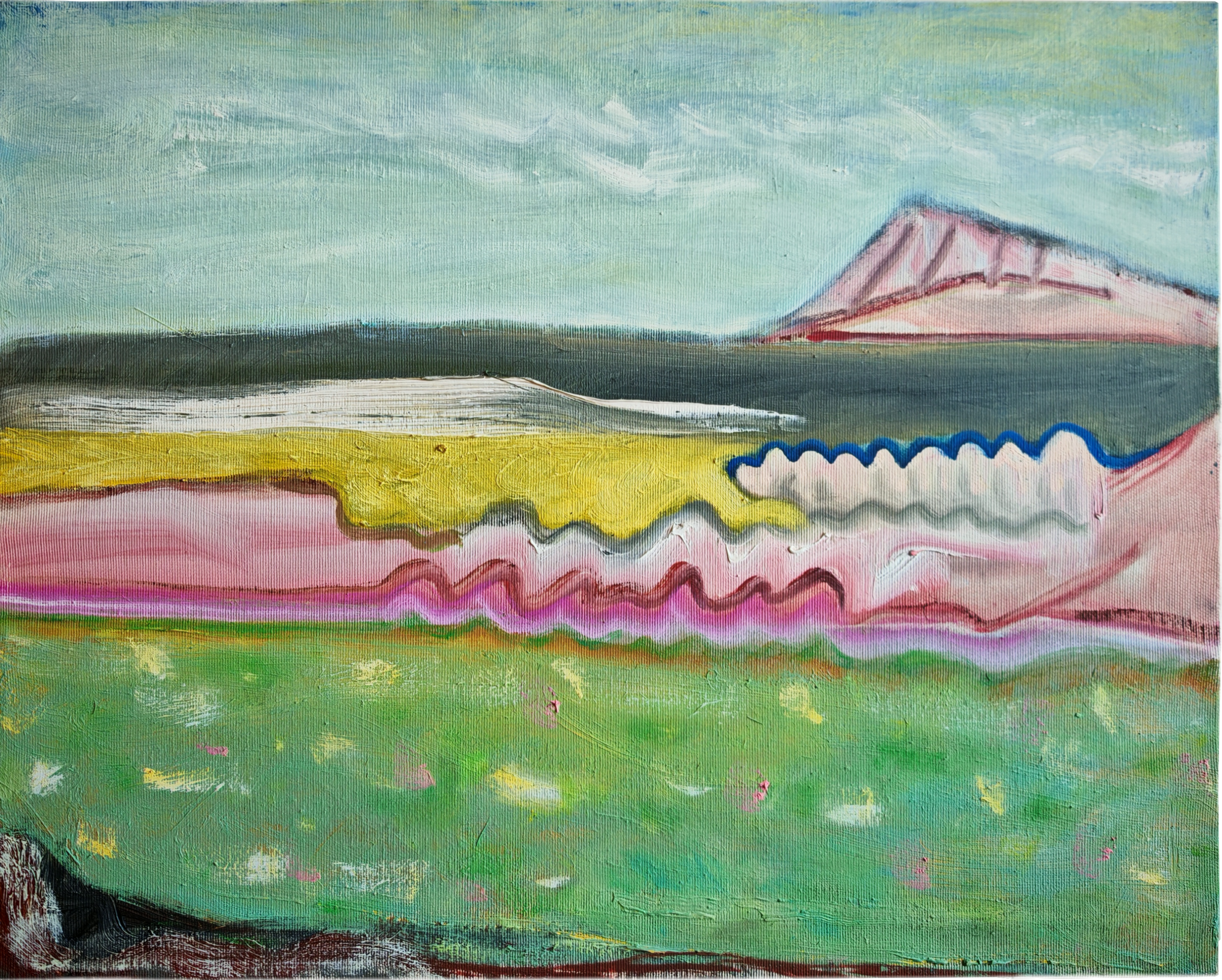 Bertram Schilling: "French Island", 2003; 40 x 50 cm