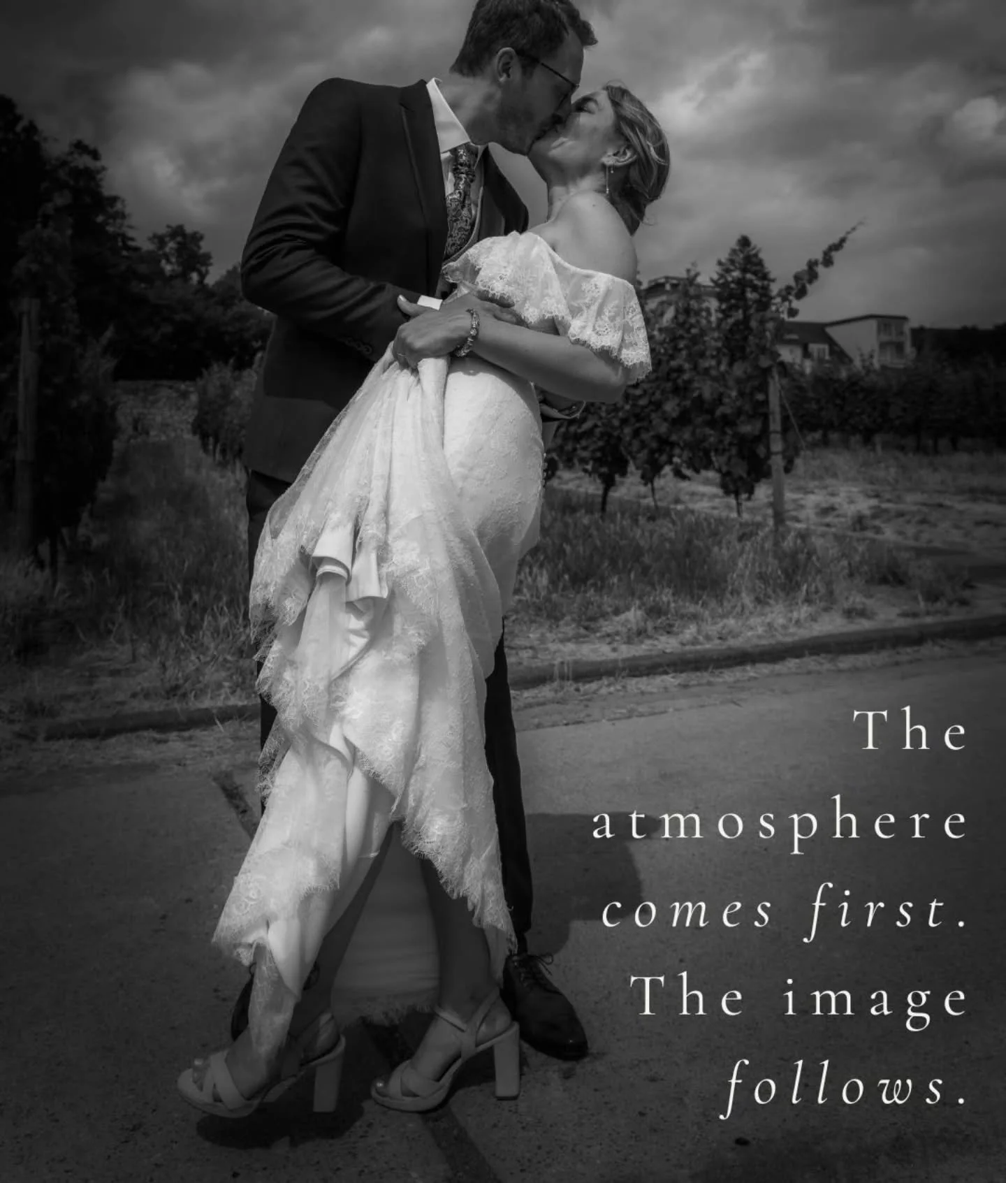 Before I photograph a couple, I create the space in which they can soften.
Not by directing every movement.
Not by turning the day into a performance.

But by allowing them to feel safe, present, and completely themselves.

That is where the honest p