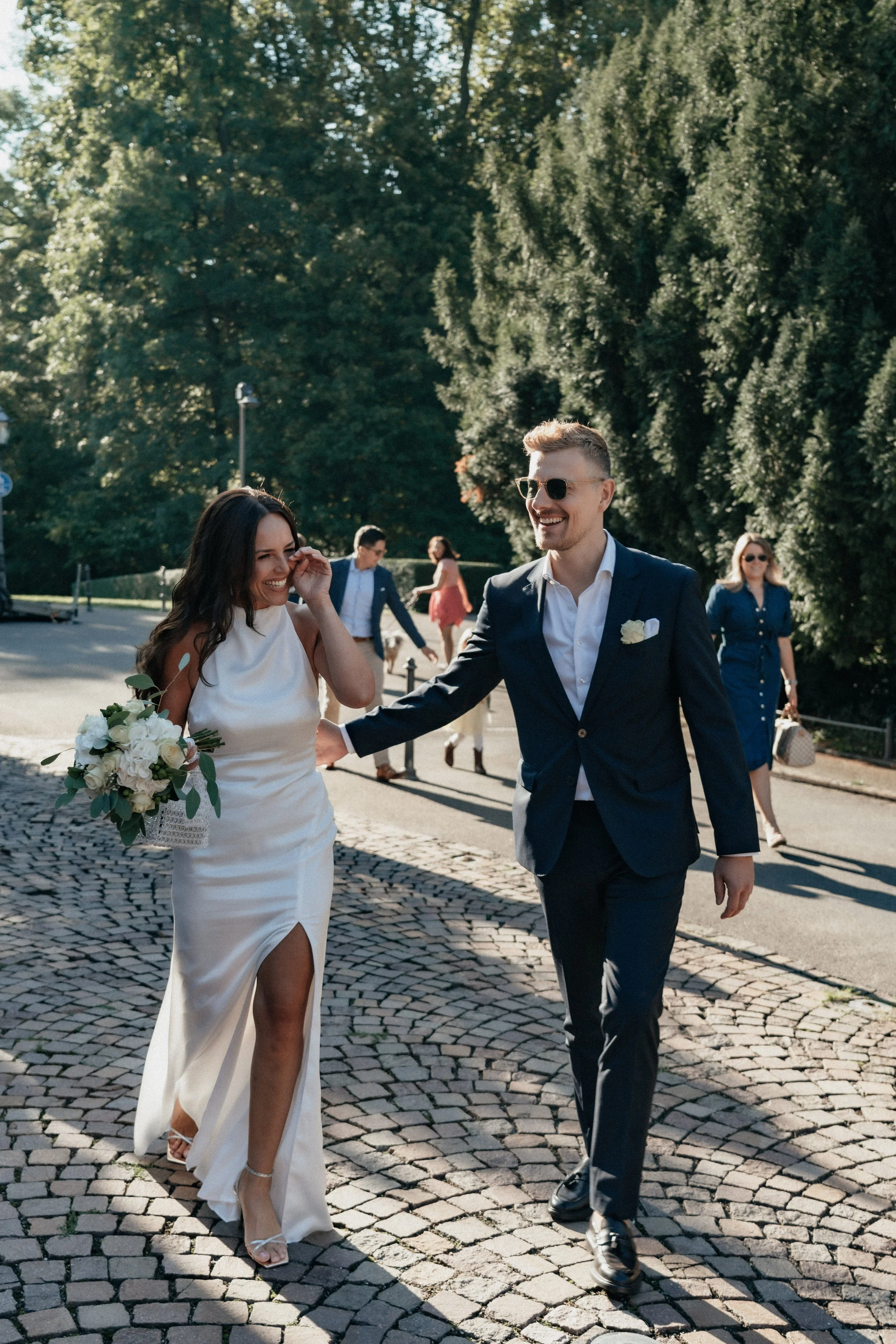 Emotional bride before the wedding ceremony captured by wedding photographer Jessica Di Salvo.