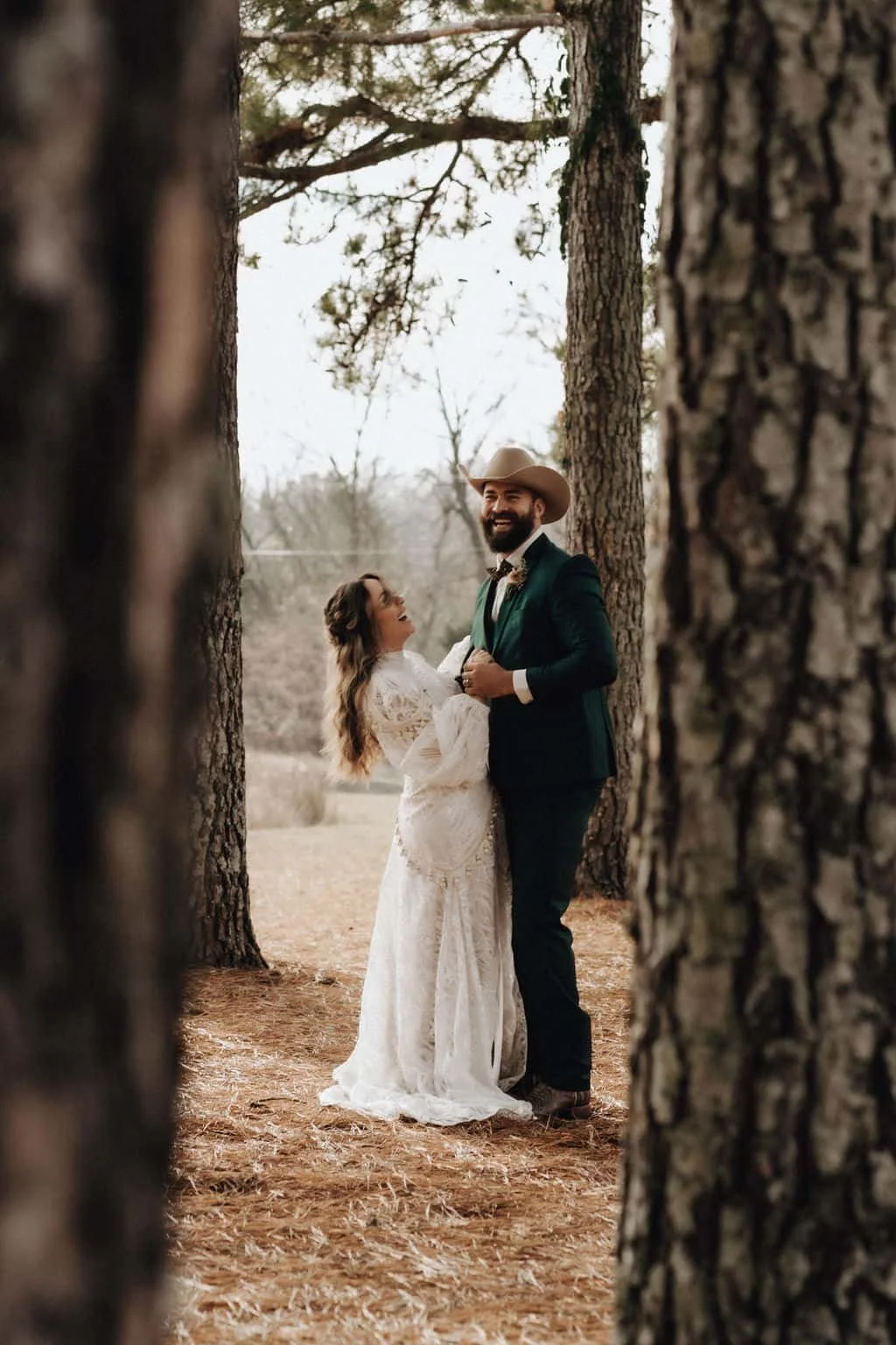 Genuine moment between married couple photographed by Jessica Di Salvo, Nashville, USA.