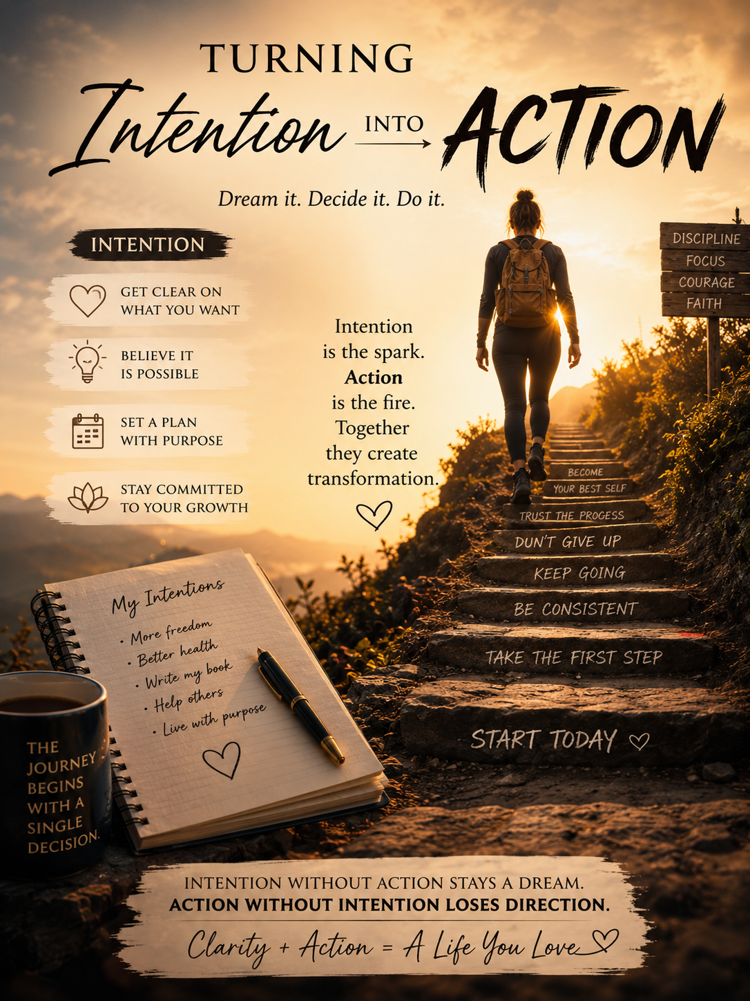 Turn Intention Into Action