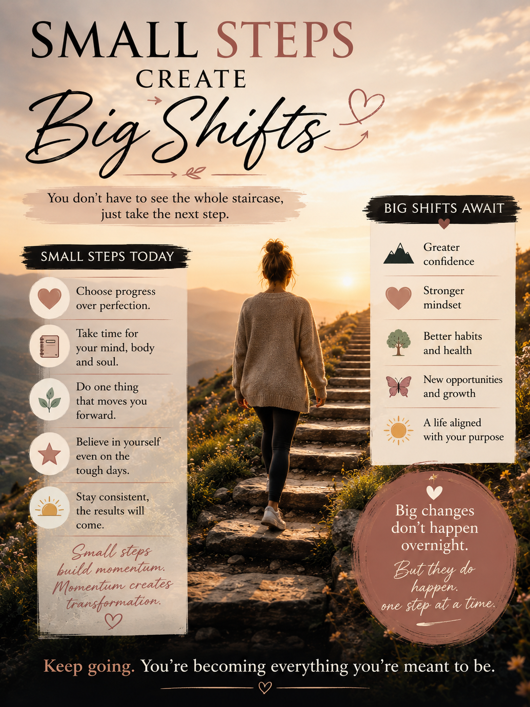 Small Steps Create Big Shifts