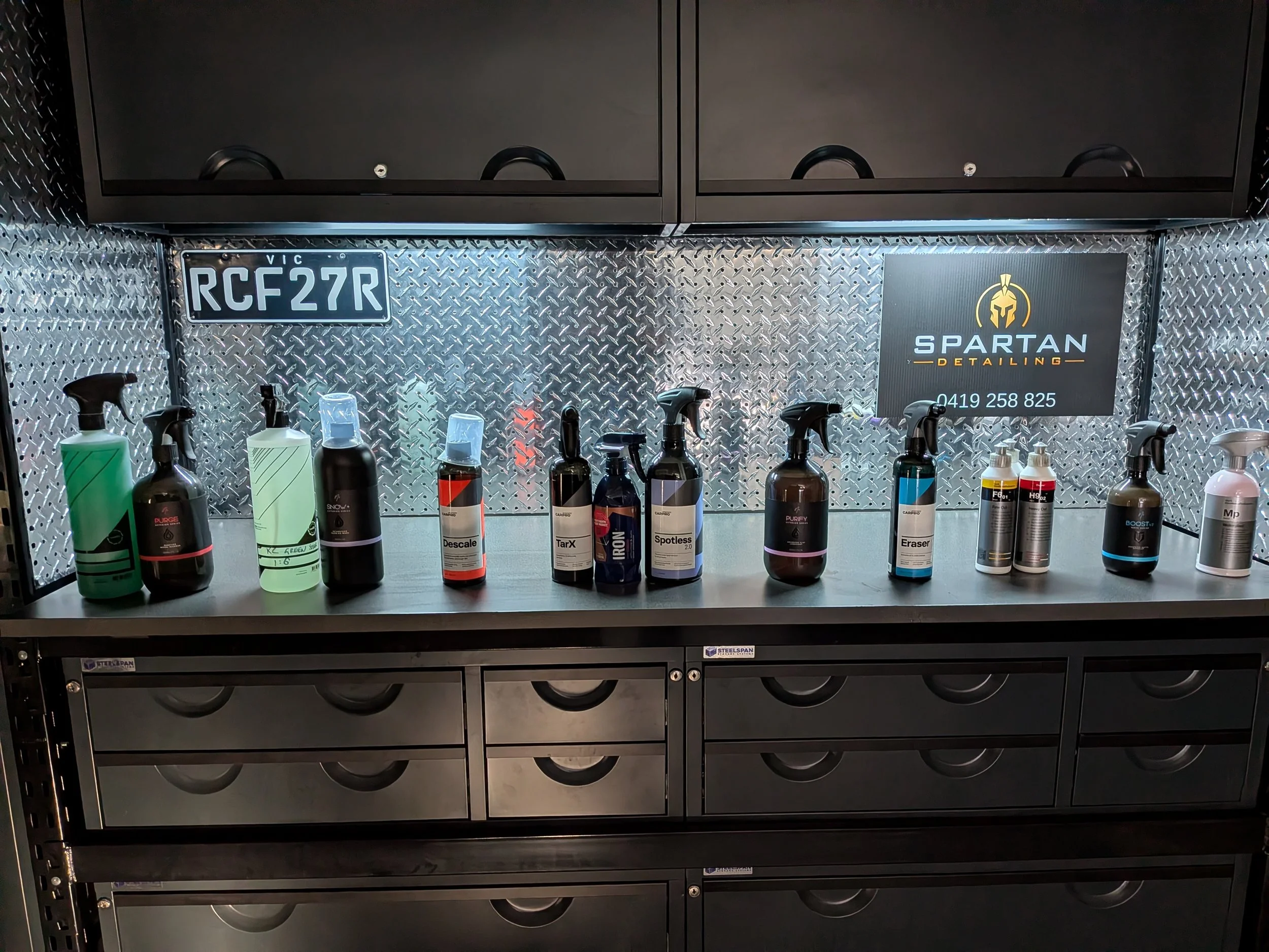Some of the products I use for a clean and paint enhancement to prepare for a coating.