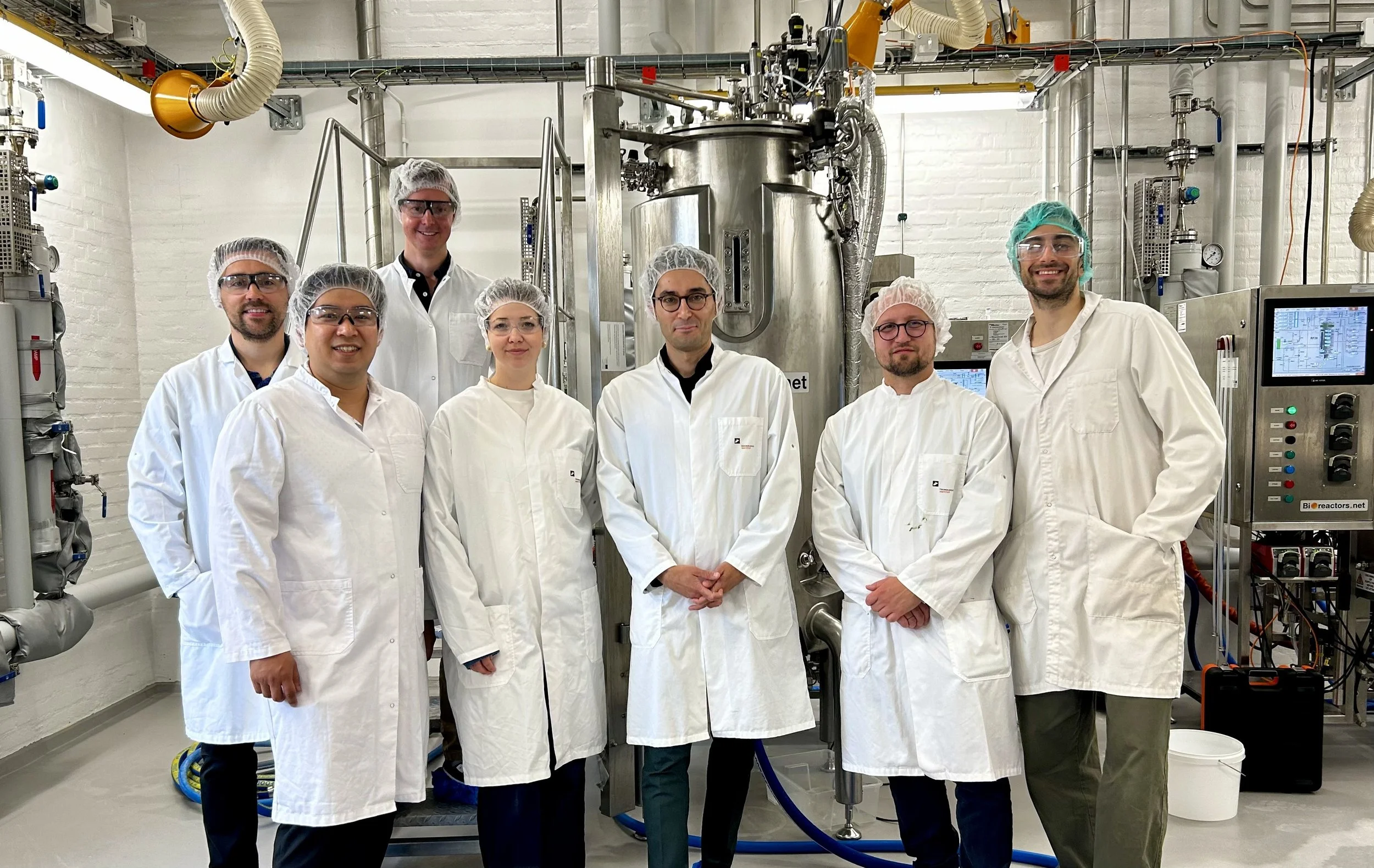 Scaling up production to 200L food-grade