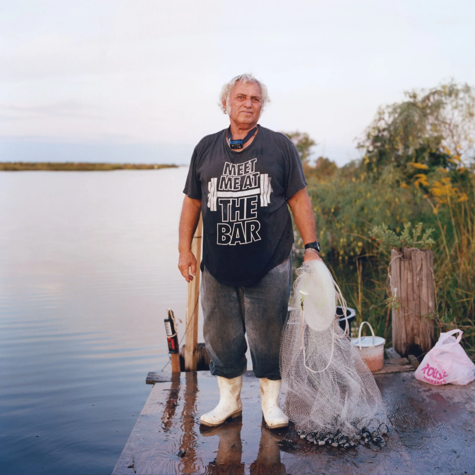 Edison has specialized in shrimping his entire life: “I used to catch about 300 pounds per day and now I’m lucky if I get enough for dinner”. 