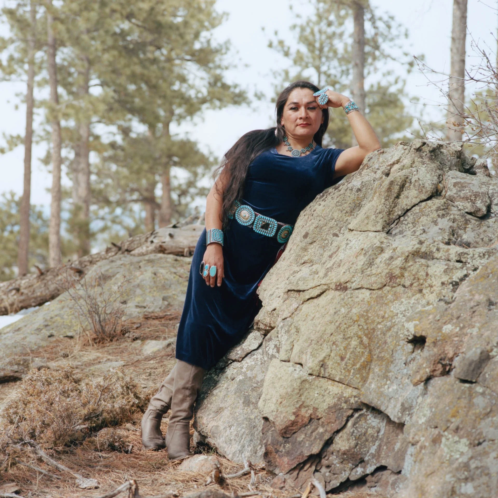 Buffalo Barbie, Diné, identities as two-spirit and is an advocate for LGBTQ+ rights within the Native American community. She won the title of 2019 Miss Montana Two Spirit and uses this as a platform to speak to other Natives on the blessings of bein