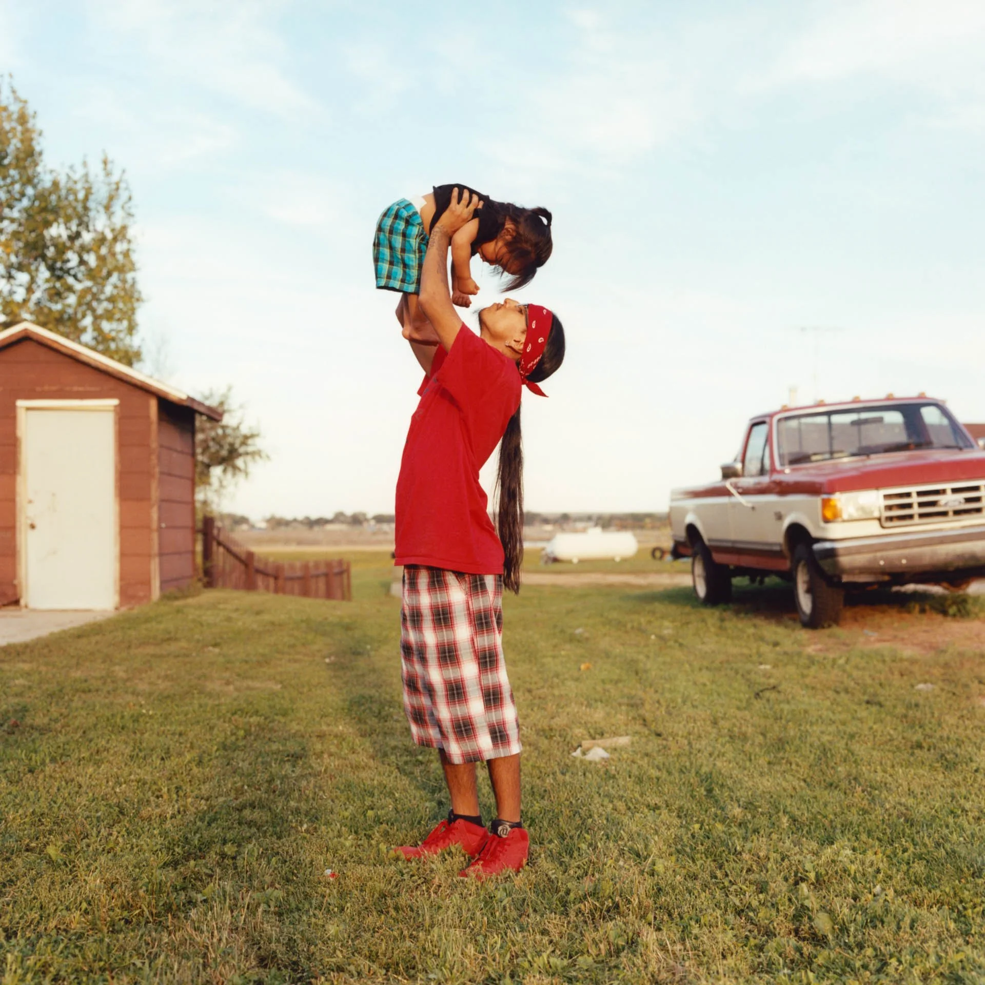 Julian is a single father who works at the local casino on the Standing Rock Sioux Reservation. Shortly after the birth of his son, the mother abandoned them both, leaving Julian to be the sole caregiver of Elijah. Both parents had succumbed to alcoh