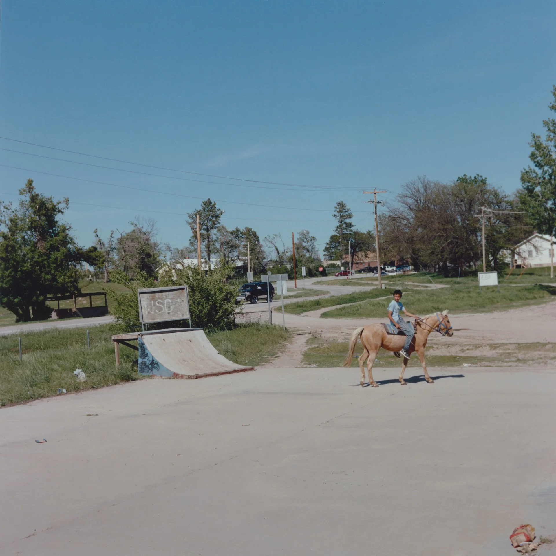 Over the last decade, skateparks (like this one on the Pine Ridge Indian Reservation) have been built within Native American communities through resources collected and/or developed by various organizations such as the Stronghold Society and the Tony