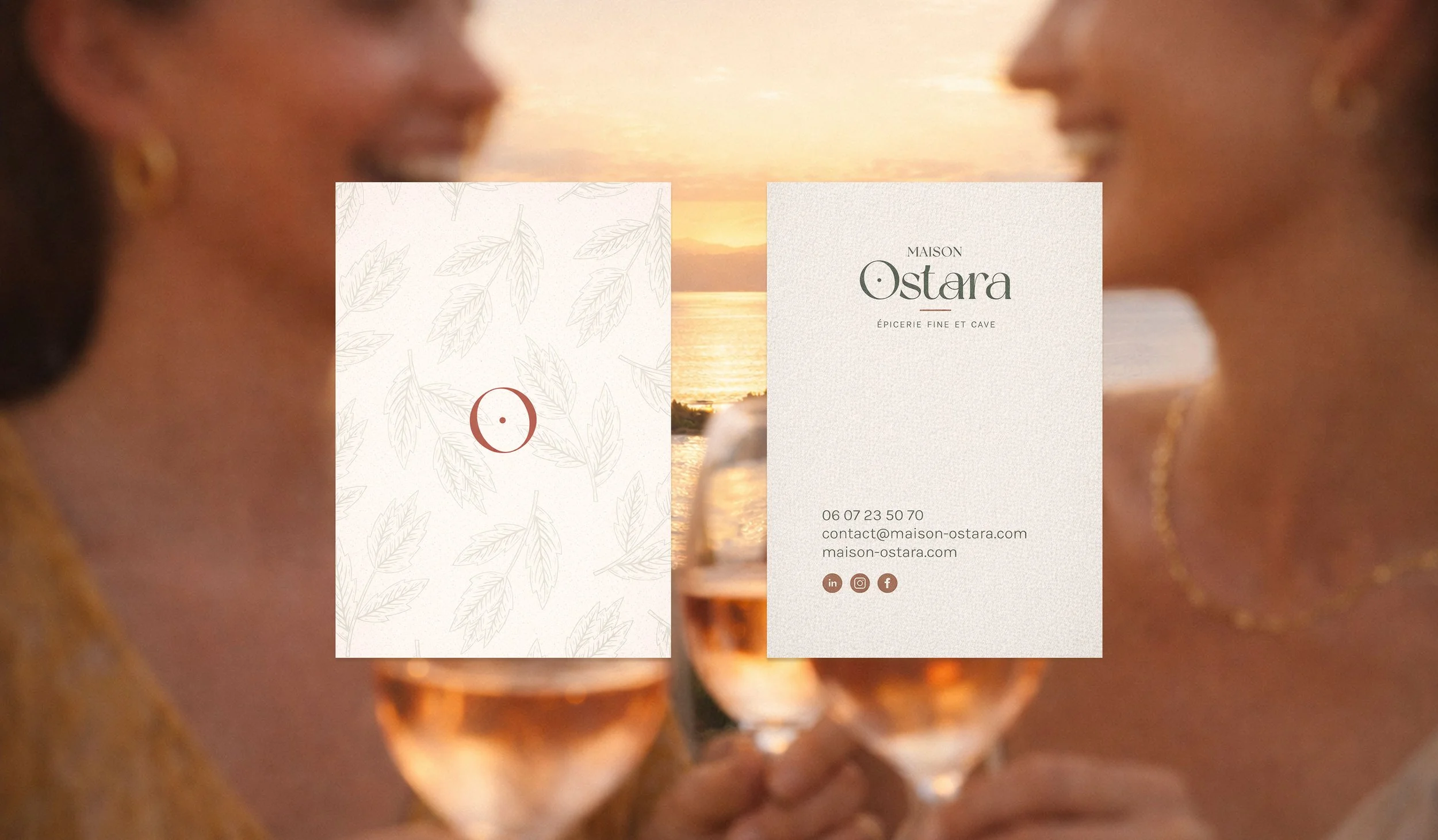 cartes de visites pour la maison Ostara