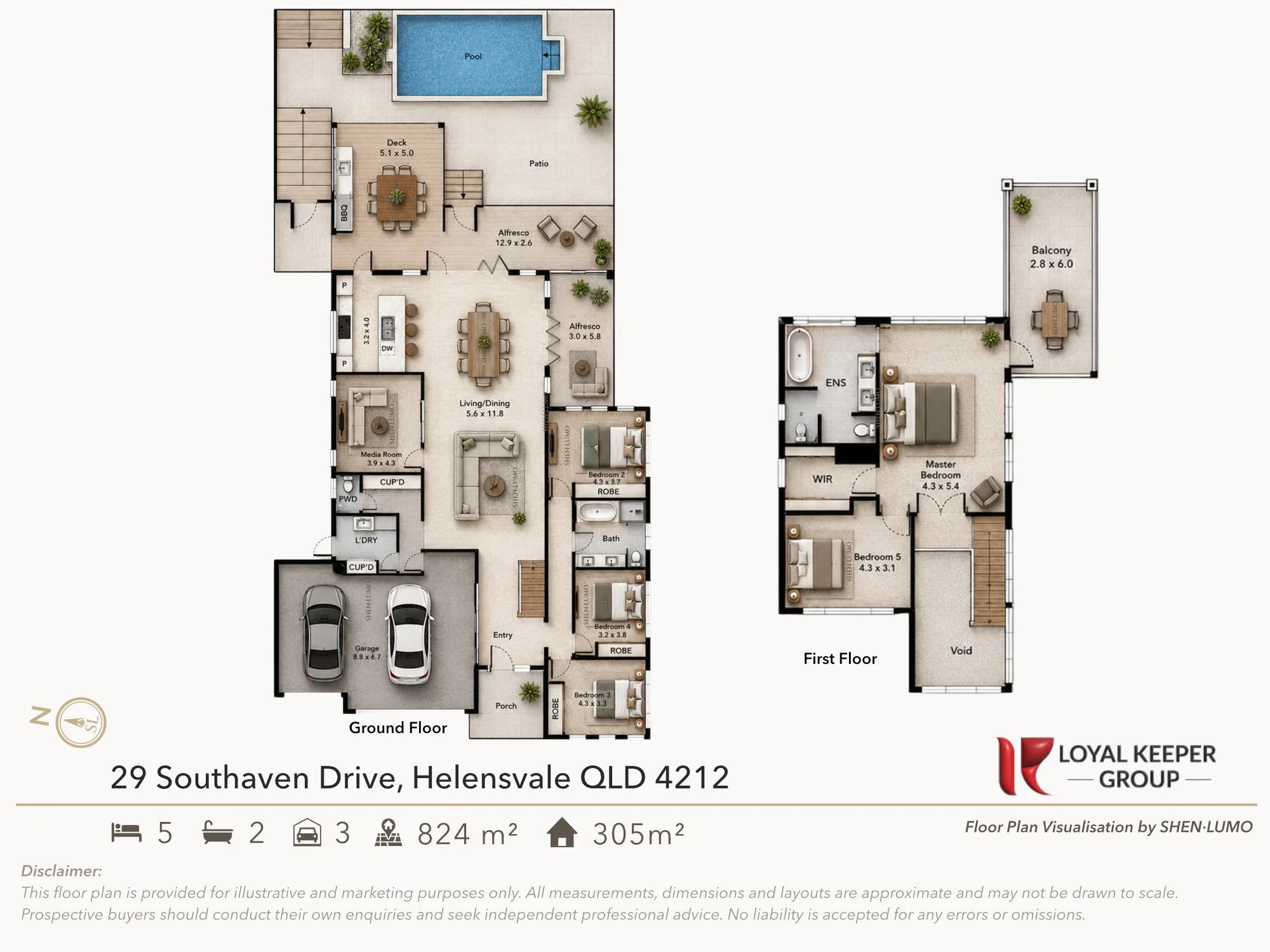 Floor Plan - 29 Southaven Drive Helensvale QLD 4212.jpg