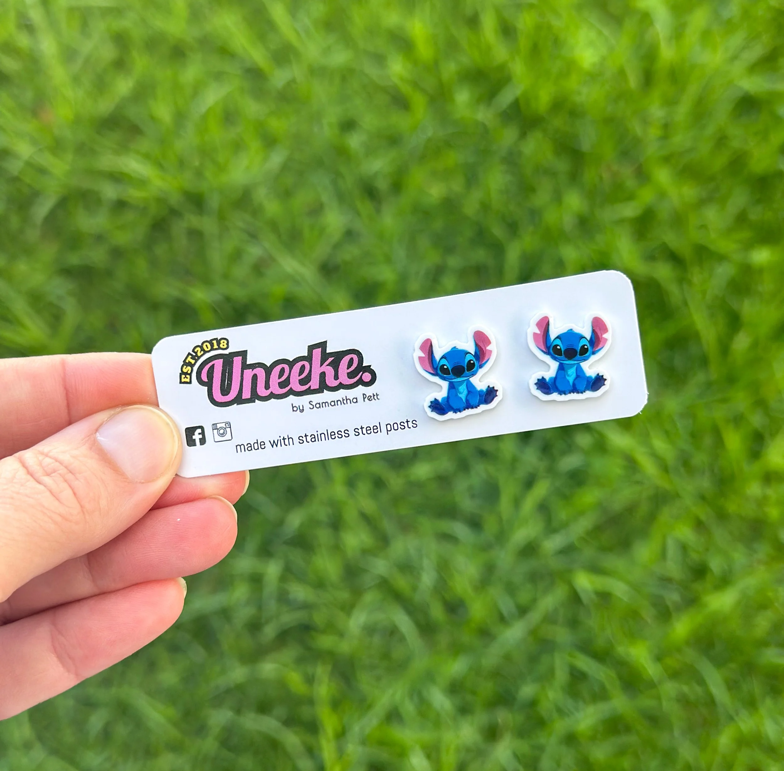 Blue Moster Studs