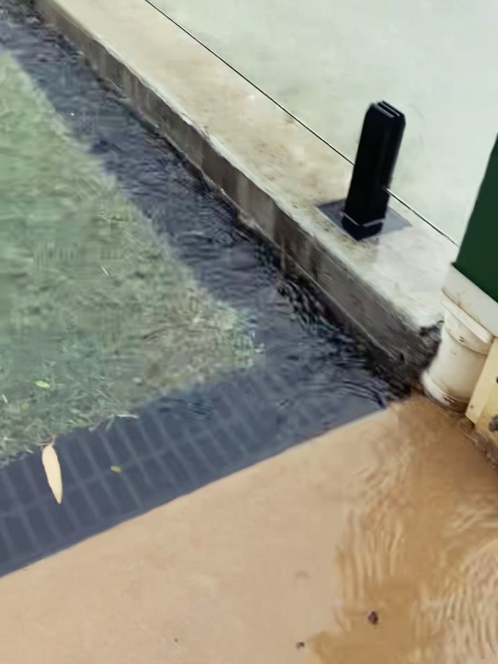 Flooding sorted 💦
Collapsed stormwater at this recent property.
Tree roots moved in rent-free 🌳
CCTV found them &mdash; pump-out pit sorted it.
Impeccable. 👌