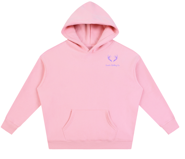 Female pink hoodie