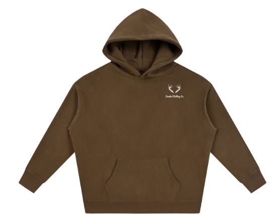 Men's coffee hoodie
