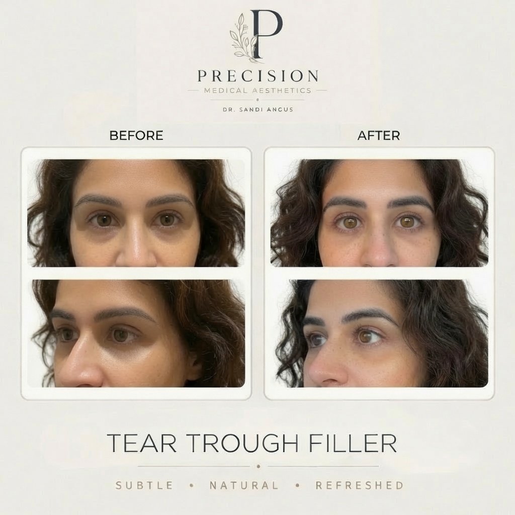 Tear trough filler isn't for everyone... and that's exactly why it should never be a one-size-fits-all treatment.

The under-eye area is one of the most technically demanding areas to treat. It contains delicate anatomy and, in the wrong patient or w