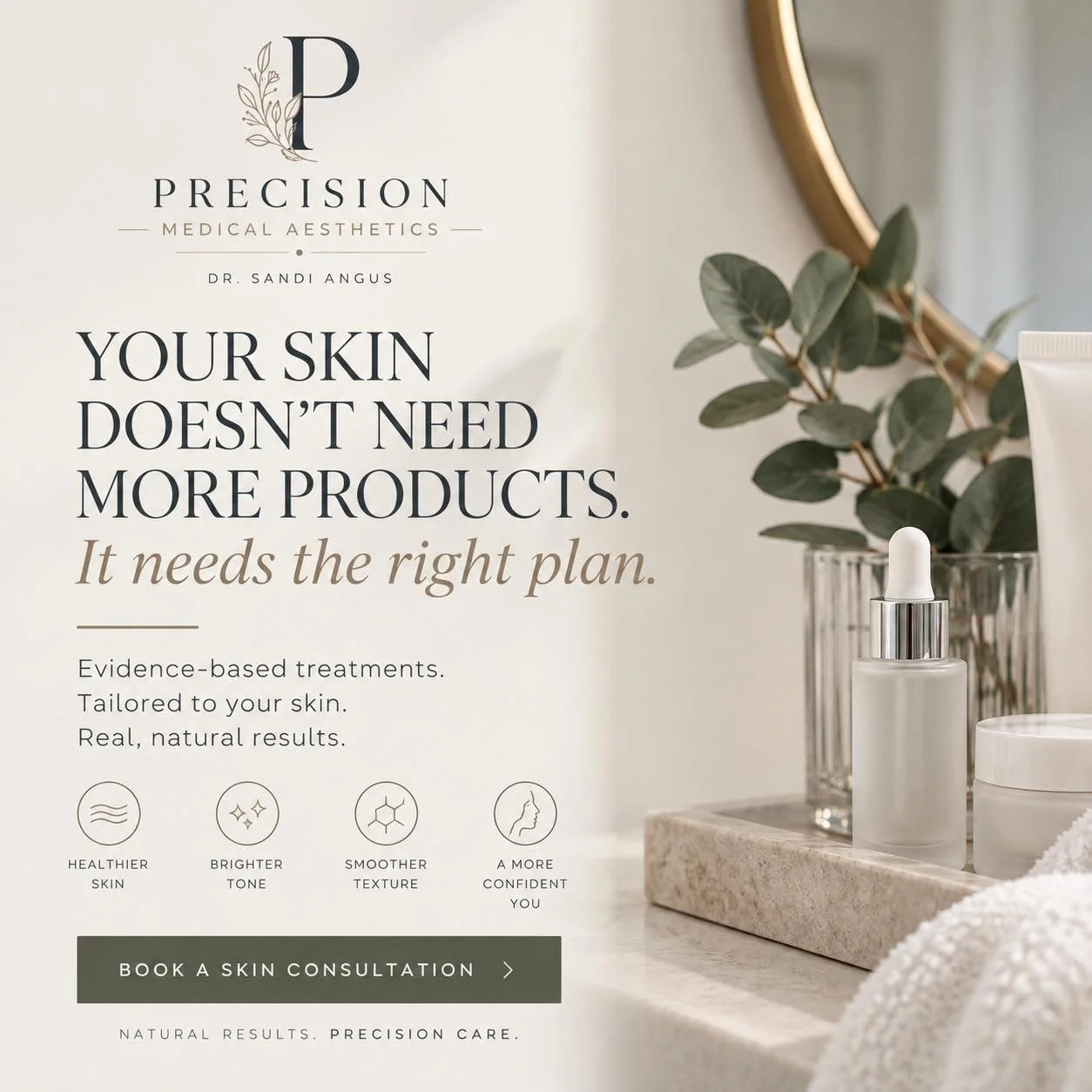 ✨ Your skin doesn&rsquo;t need more products. It needs the right plan.

One of my most popular services at Precision Medical Aesthetics is my personalised skin consultation &mdash; and for good reason!

With so many skincare products, treatments and 