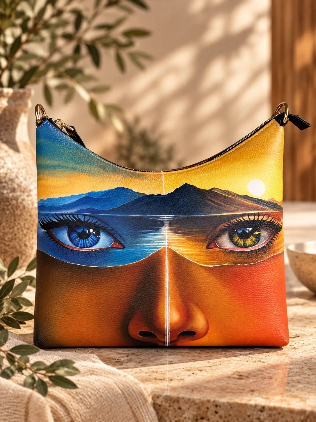 Ledertasche „Verbundenheit“