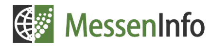 Logo mit einer Weltkarte und dem Text 'MessenInfo' eines Projektpartners.