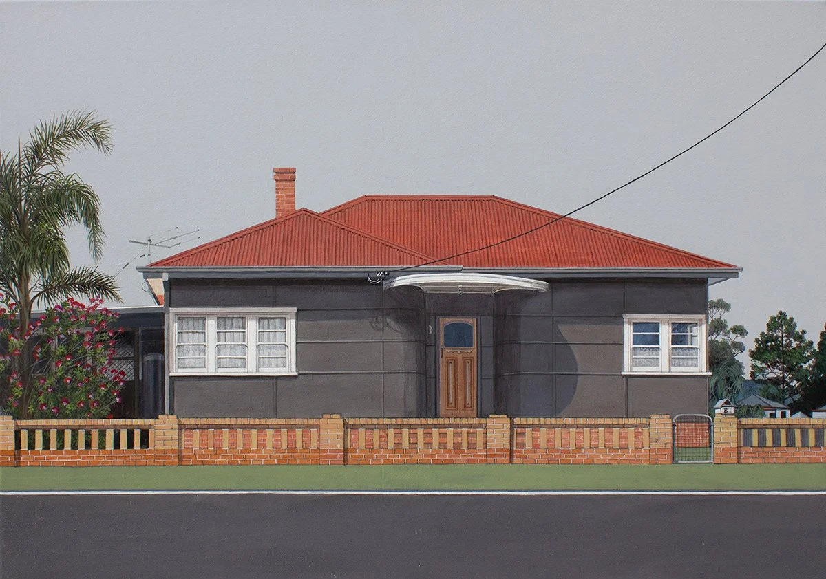 Flattening the Curve, 2021 | acrylic on polycotton | 50 x 70 cm, 53 x 73 cm (framed)