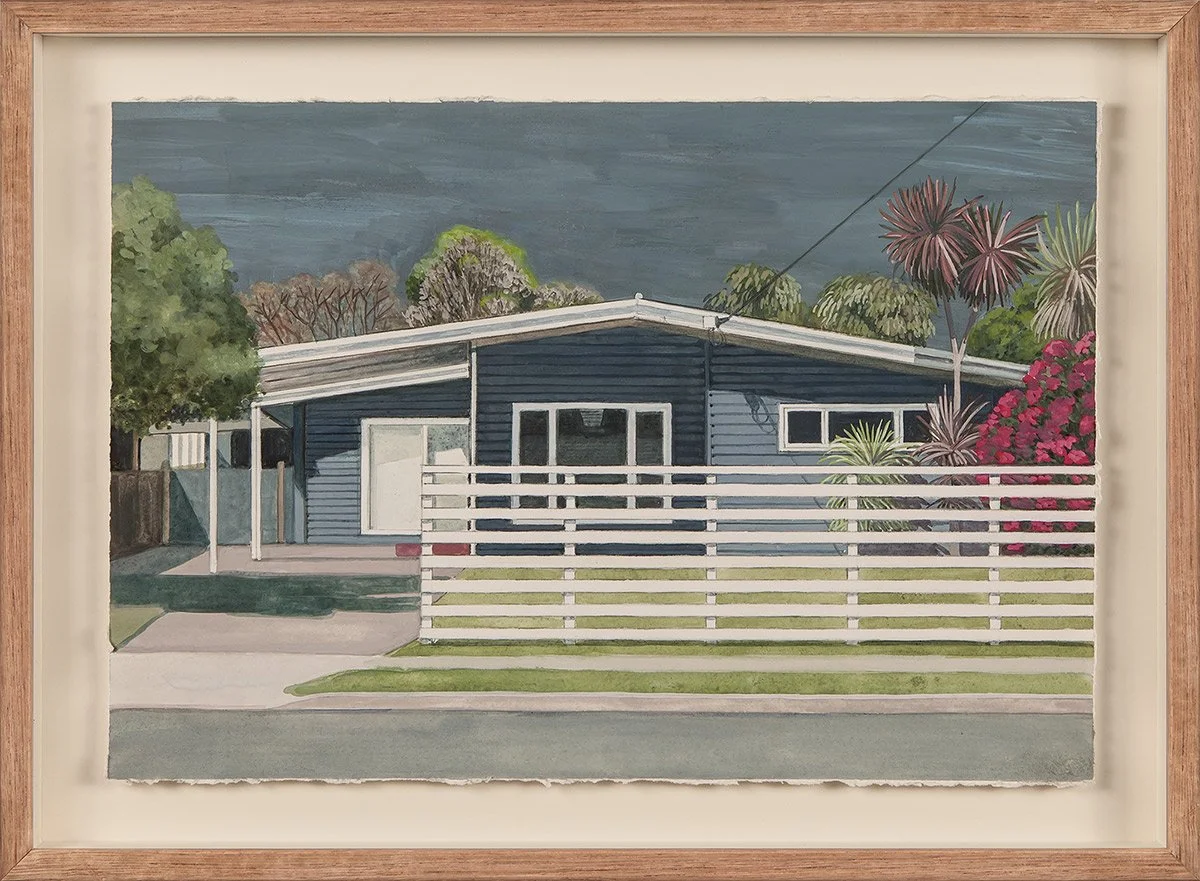 Parallel Connection, 2020 | gouache on watercolour paper | 27.5 x 40 cm, 35 x 48 cm (framed)