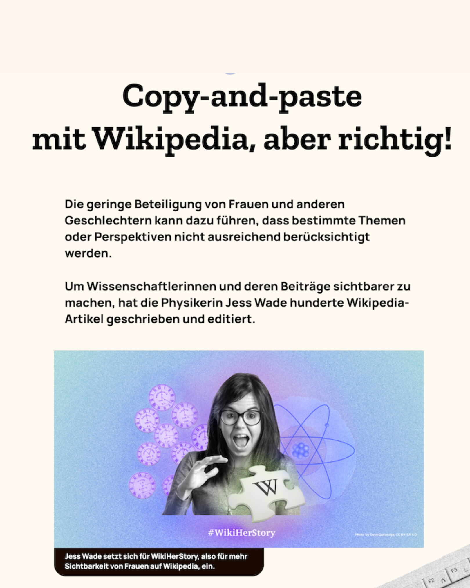 Digitales Lernformat für den Unterricht, Projekt diggies – Arbeitsprobe aus dem Portfolio von Nadine, Copywriterin Berlin