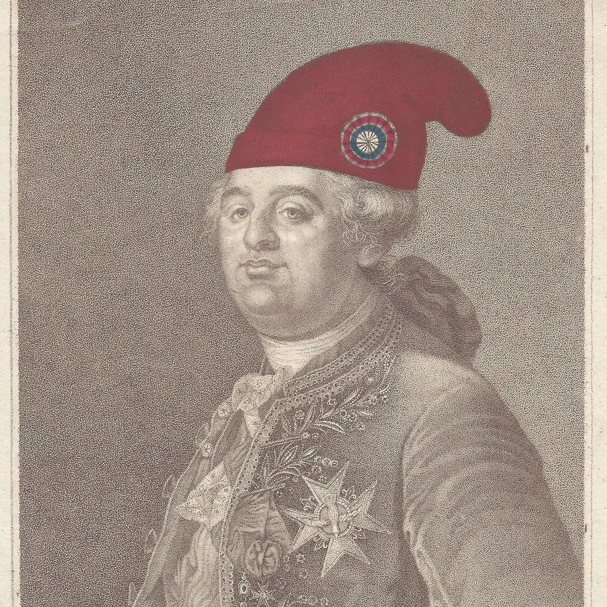 Historischer Kupferstich König Ludwig XVI. von Frankreich – Titelbild Blogartikel Französische Revolution in 3D