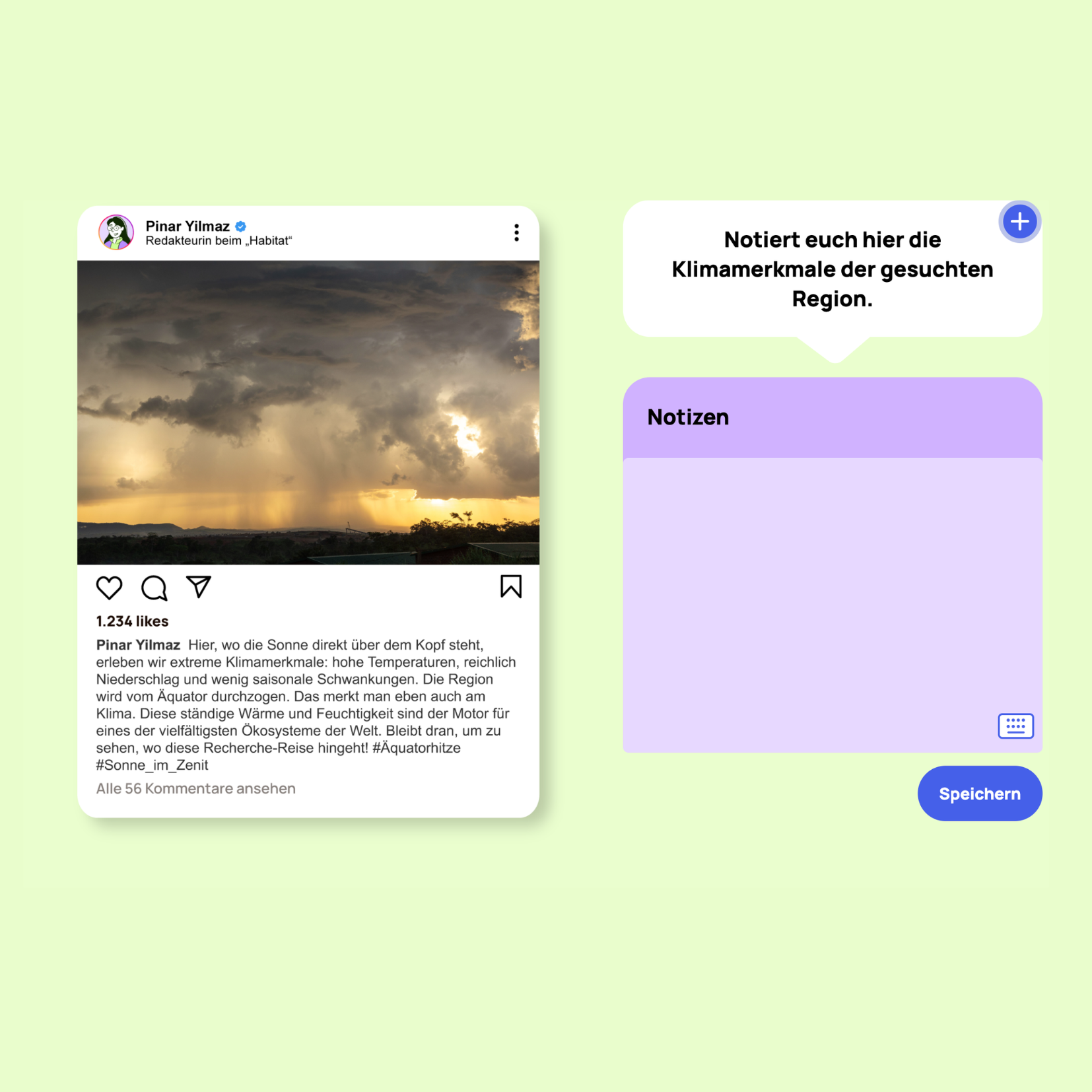 Digitales Lernformat für den Unterricht, Projekt diggies – Arbeitsprobe aus dem Portfolio von Nadine, Copywriterin Berlin