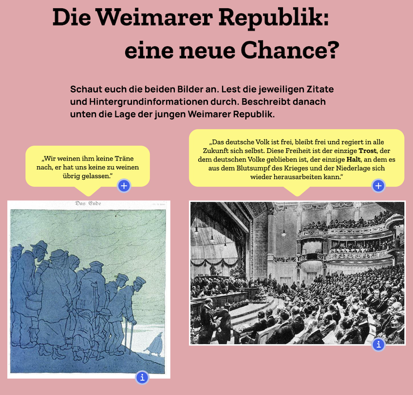 Digitales Lernformat für den Unterricht, Projekt diggies – Arbeitsprobe aus dem Portfolio von Nadine, Copywriterin Berlin
