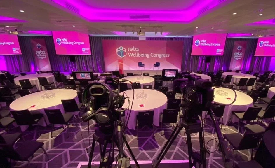 Another busy event season under way! 

Kicking things off with this vibrant set for REBA, a bright, bold set to frame their event 🎥 

Design by HubbArt
Print by @stylizedisplaygraphics 
Audio Visual by @thinkavproductions 

#localbusinessesworkingto